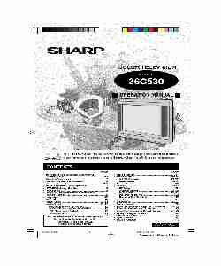 Sharp CRT Television 36C530-page_pdf